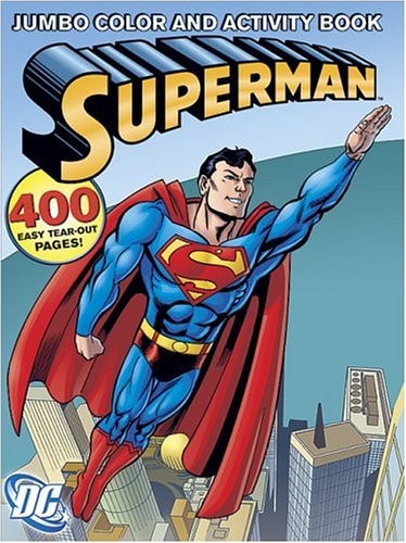 Superman Jumbo Color and Activity Book — DC Comics