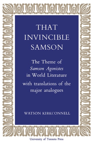 That Invincible Samson — Watson Kirkconnell