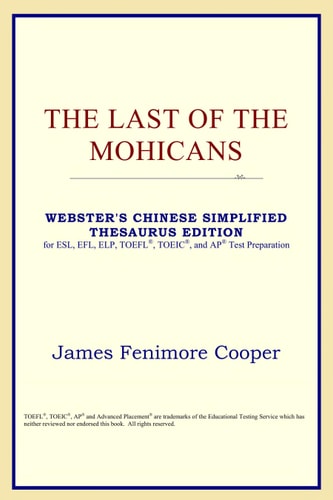 The last of the Mohicans — James Fenimore Cooper