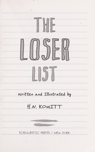 The Loser List — Holly N. Kowitt