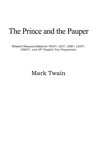 The prince and the pauper — Mark Twain
