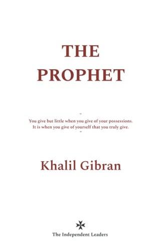 The Prophet (The Independent Leaders series) — Gibran, Khalil