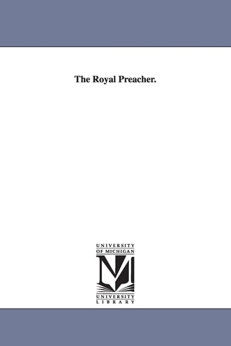 The Royal Preacher — James Hamilton