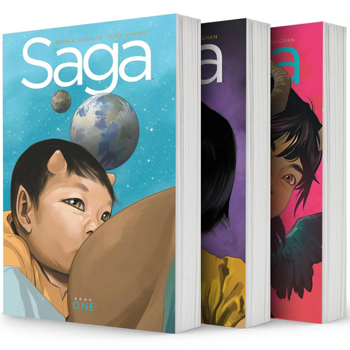 The Saga Manga Series. 3 Books Collection Set. Vol. 1- Vol. 3 by Brian K Vaughan — Brian K Vaughan
