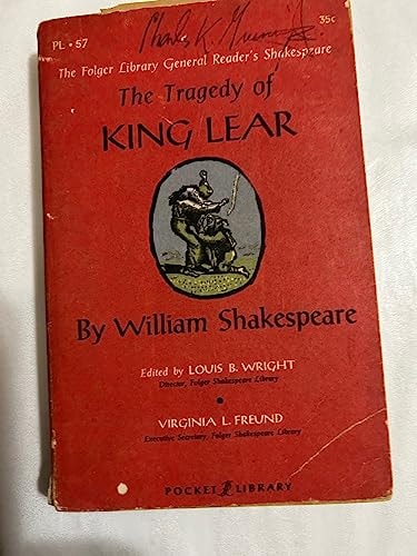 The Tragedy of King Lear (Folger Library) — Shakespeare