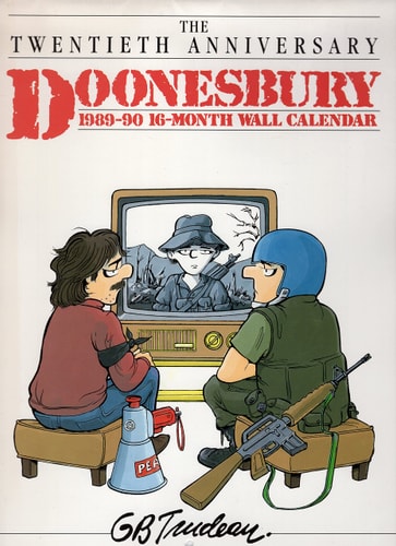 The Twentieth Anniversary Doonesbury 1989-90 16-month Wall Calendar — G. B. Trudeau