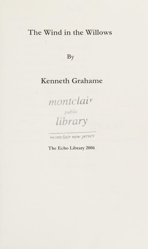 The Wind in the Willows — Kenneth Grahame
