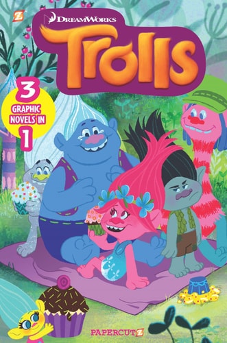 Trolls 3-in-1 #1 Hugs & Friends, Put Your Hair in the Air, Party With The Bergens — Dave Scheidt