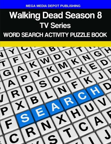 Walking Dead Season 8 TV Series Word Search Activity Puzzle Book — Mega Depot