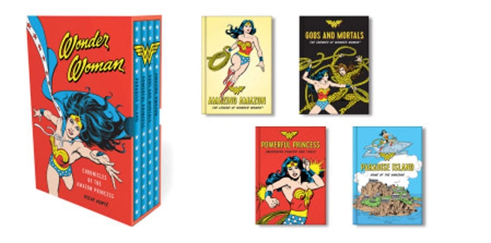 Wonder Woman: Chronicles of the Amazon Princess (4 hardcover, illustrated books) — Steve Korté