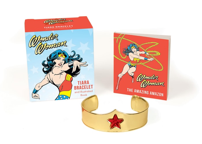 Wonder Woman Tiara Bracelet and Illustrated Book — Matthew Manning