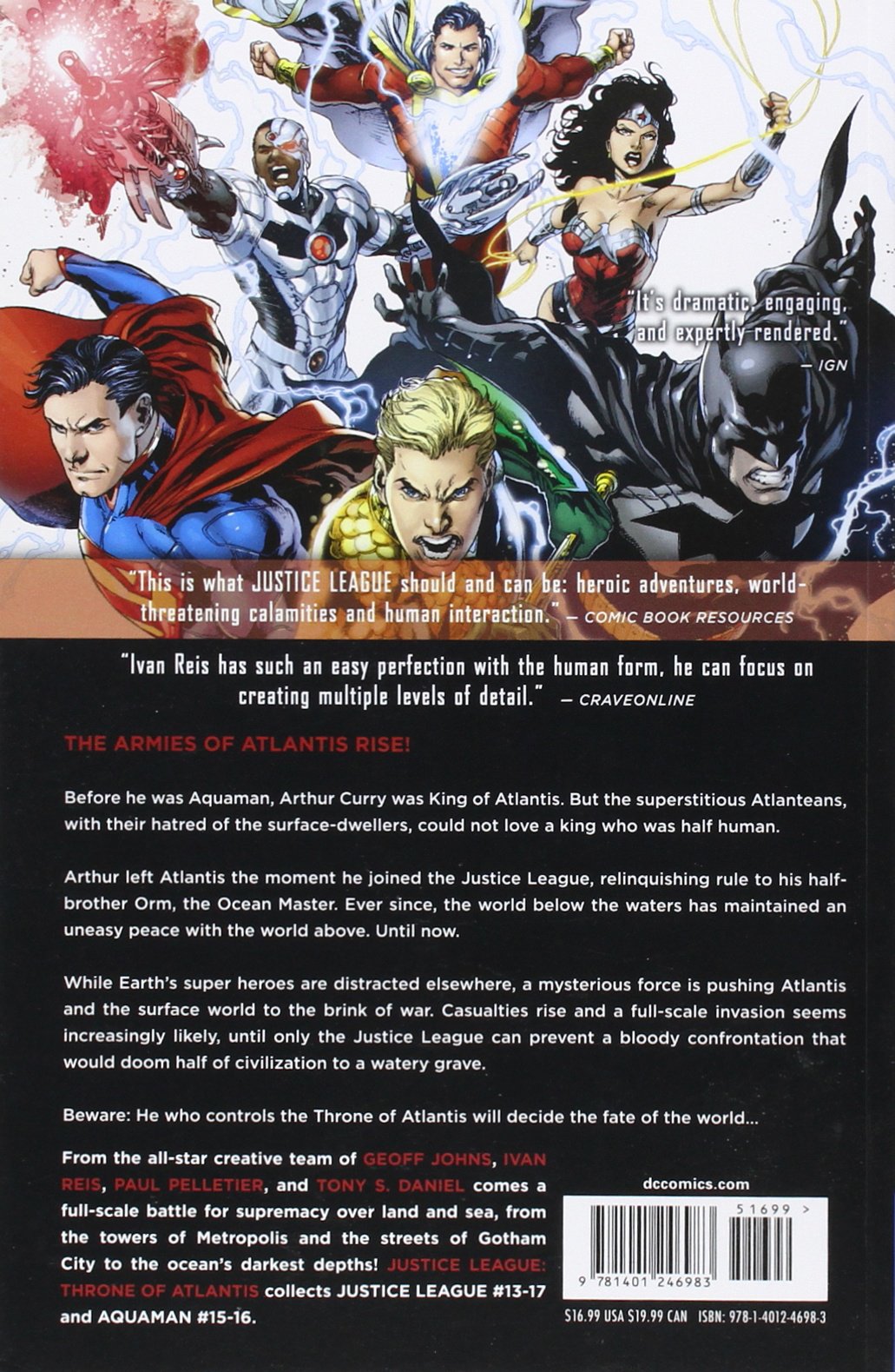 Justice League Vol. 3: Throne of Atlantis (the New 52) — Geoff Johns