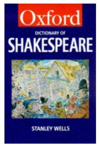 A Dictionary of Shakespeare — Stanley Wells