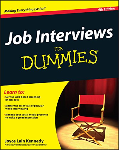 Job Interviews For Dummies — Joyce Lain Kennedy