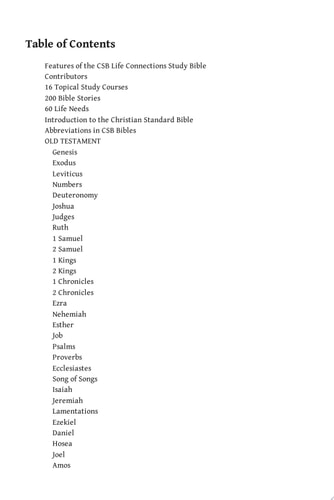 CSB Life Connections Study Bible — Holman Bible Staff