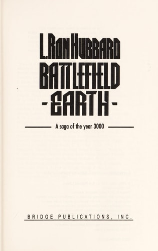 Battlefield Earth — La Fayette Ron Hubbard