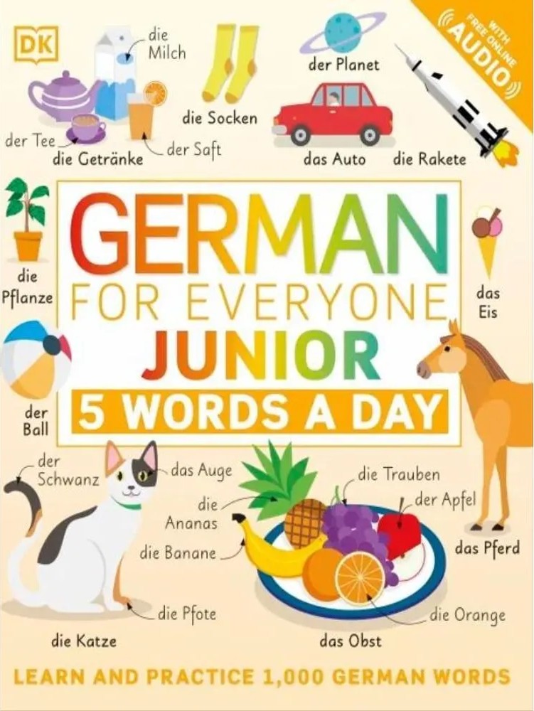 German for Everyone Junior 5 Words a Day — Dk